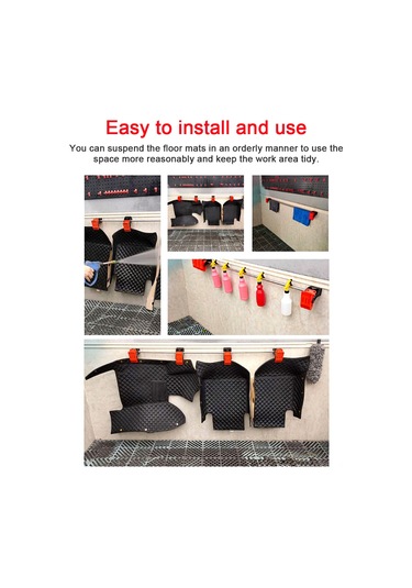 Symbee 4 Parça Araç Halı Sabitleme Klipsi - Çok Amaçlı Duvar Montajlı Ağır Hizmet Tutucu