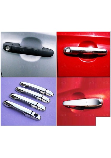 Ebal Otomotiv Hyundai i20 Krom Kapı Kolu 4 Kapı 2008-2014 ARASI Paslanmaz Çelik