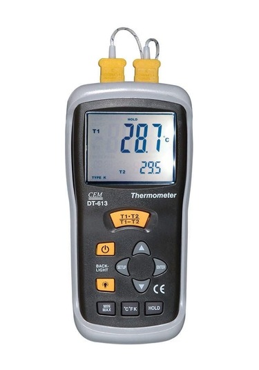 Dt 613 Çift Girişli Dijital Termometre