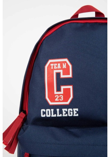 Defacto Unisex Çocuk Baskılı Oxford Okul Sırt Çantası C5542A8NSNV2