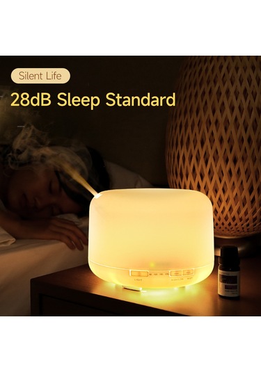 Wezone 500ml Ev, Ofis, Spor Odaları İçin Sessiz Ultrasonik Nemlendirici Aromaterapi Yağı Dağıtıcı Ab, Abd, İngiltere Standartları