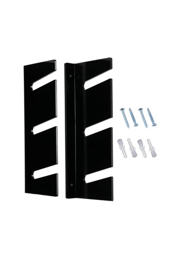 Dolıty Kaykaycılar Için Kaykay Duvara Montaj Vitrin Siyah Siyah