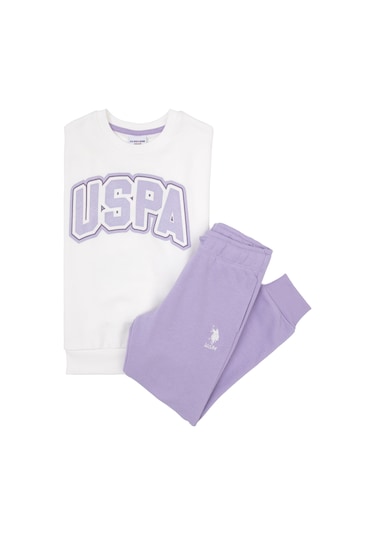U.s. Polo Assn. Kız Çocuk Beyaz Pijama Takım 50318938-vr013 Beyaz