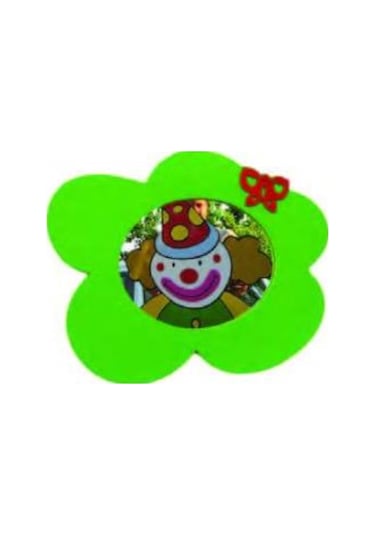 Çiçek Figürlü Lavabo Aynası (50X45 Cm) Çok Renkli