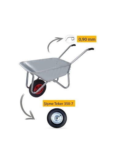 Kanat Fort Demonte El Arabası 0,90 Mm