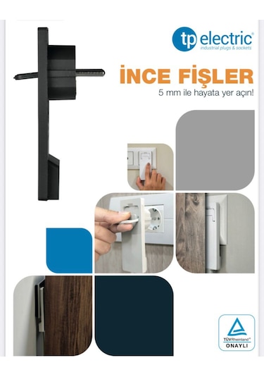 Tp Electric 1x16a İnce Fiş Slim