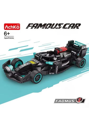 Teknik Mercedes Yarış Arabası F1 Lego Araba Yapı Blok Oyuncak Araba - 237 Parça
