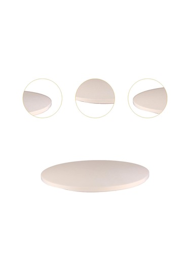 Suntek Fitted Yuvarlak Masa Örtüsü Elastik Kenar Şampanya