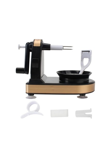 Wondernest Soyucu Siyah Patates Meyve Lichen Kesici Elma Dilimleyici Siyah