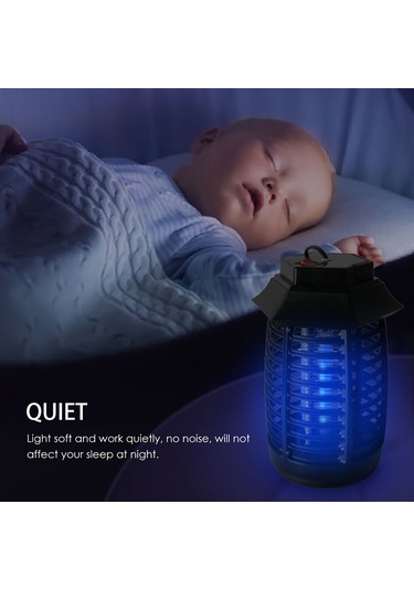 Xiyyadms Elektrikli Kovucu: 360 Uv Led Işıkli, 800v Şoklu, Gürültüsüz, Temizlenebilir, Ev/çıkarıç Kullanıma Uygun Avrupa Standartı