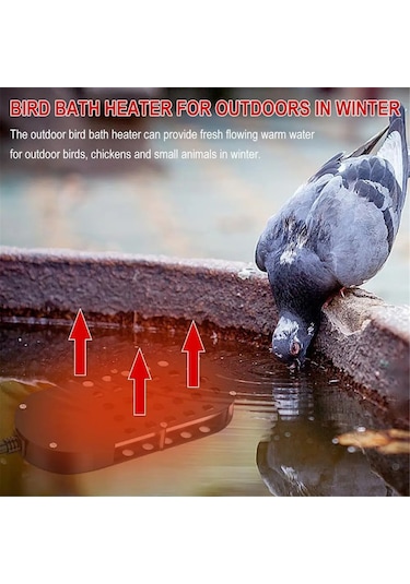 Ximistore9 Kışlık Dış Mekan Otomatik Sıcaklık Kontrolü 250w Kuyruk Su Isıtıcı Ve Buz Çözücü - Amerika Standardı 5 Fit Kablo