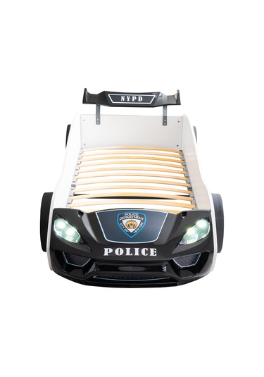 Police Rüzgarlıklı Arabalı Yatak Antrasit