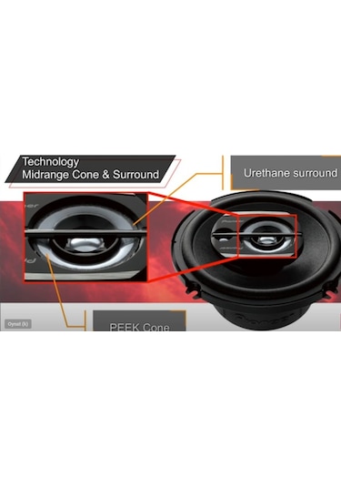 Pıoneer TS-1675V3 Champıon Serıes Pro 80 Rms Hoparlör