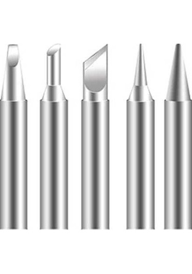 Pazly 5'li Lehim Ucu Seti - 5 Farklı Şekil, Hızlı Isınan Paslanmaz Çelik Yapı, Dayanıklı