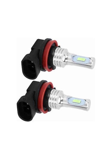 Shineyee H8/h11 80w 8000k Buz Mavisi Faro Lambaları, 12-24v Evrensel, Csp Işık Damlaları, Hızlı Tepki, Alüminyum Gövde, Kolay Kurulum 2 Adet