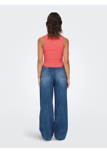 Only Onleasy S/l Tank Top Jrs Kadın Askılı Bluz 15315571 Narçiçeği