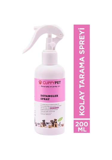 Cuppypet Evcil Hayvanlar İçin Kolay Tarama Spreyi 200 ML