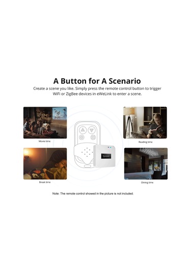 Fosenze Sonoff Rf Bridger2 Akıllı Ağ Geçidi - Google/alexa/smartthings/alice Desteği, 433.92 Mhz, Beyaz