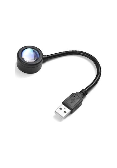 Pazly Aumotop D12397pu Gün Batımı Projektörü Led Lamba Renkli Işık Mor Işıklandırma Mor