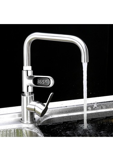 Teltree Bebek Banyo Termometresi Led Ekranlı, 0-100 C Ölçüm, C/ F Geçiş, 360 Dönebilir, Hassas Sıcaklık Kontrolü