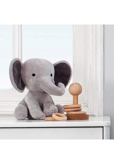 Zyzqstore Sevimli Hayvan Doldurulmuş Peluş, Renkli Oyuncak, Gri Fildik, Çocuklar İçin Çok Renkli