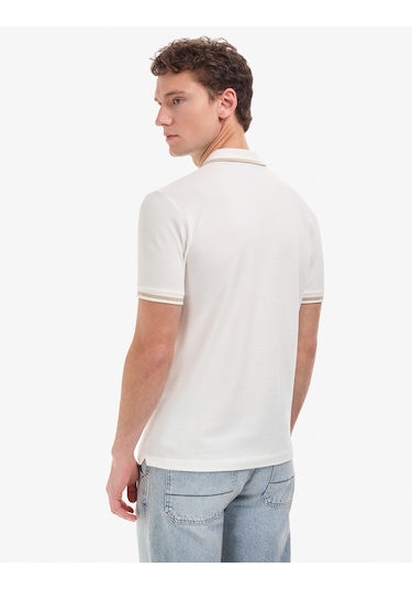 Pierre Cardin Erkek Ekru Tişört 50321201-vr019