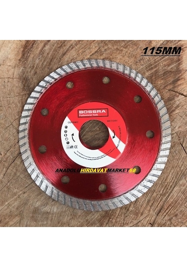 Bossra 115mm İnce Granit Elmas Kesici Porselen Seramik Kesici 1.2