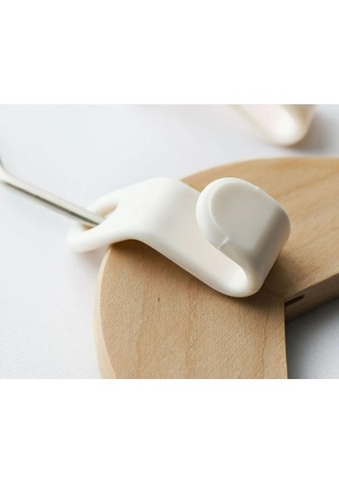 Çok Amaçlı Askı Çoklayıcı Kanca 10 Adet Askı Ahşap