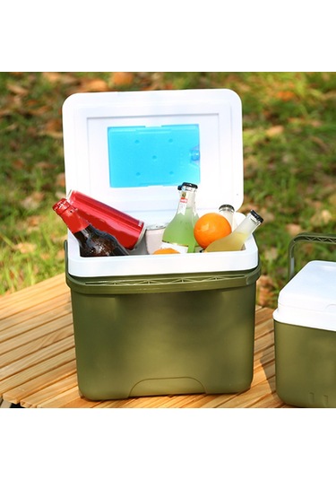Suntek Soğutucu Kutu İçecek Depolama Organizatör Buz 15l Yeşil