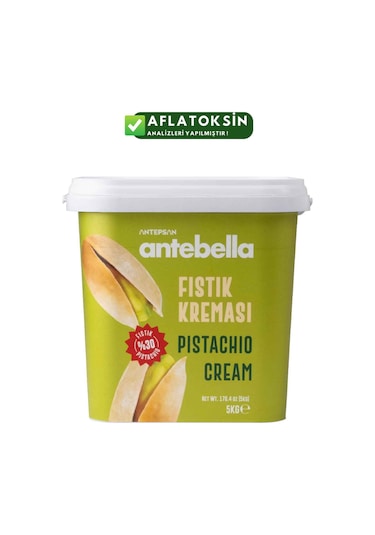 Antebella Antep Fıstık Kreması 5 kg -  Antep Fıstığı Kreması