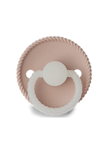 FRIGG Rope Silikon Emzik - Karanlıkta Parlayan Blush Night 0-6 ay Mavi
