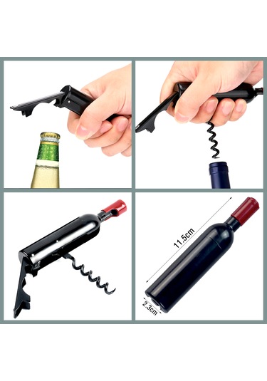 Omeniv Şarap Kapak Açacağı Türbişon Tirbüşon Buzdolabı Mıknatıslı Diğer