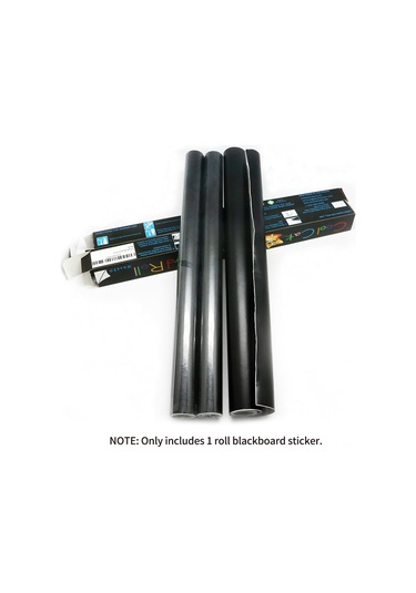 Honmex Vinil Magnetik Siyah Tahta Sticker 45x200cm - Eğitim, Ofis Ve Ev Kullanıma Uygun Yazma Alanı, Kolay Yüklenir Ve Temizlenir Siyah