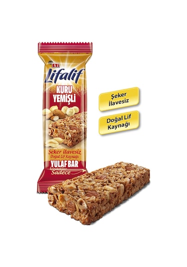 Eti Lifalif Kuru Yemişli Yulaf Bar 12 x 35 G
