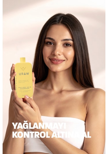 Uraw Onarıcı ve Saç Derisi Dengeleyici Bakım Sarı Şampuan 400 ML