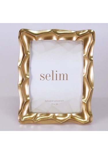 Selim 15 x 20 CM Telles Çerçeve Altın