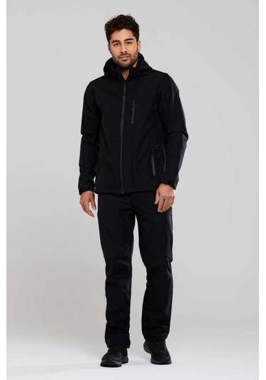 2As Salah Iı. Softshell Erkek Pantolon Siyah