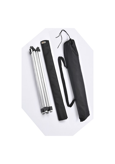 Exent Taşıma Çantalı Katlanabilir Kamp Masası 50 x 70 CM Siyah