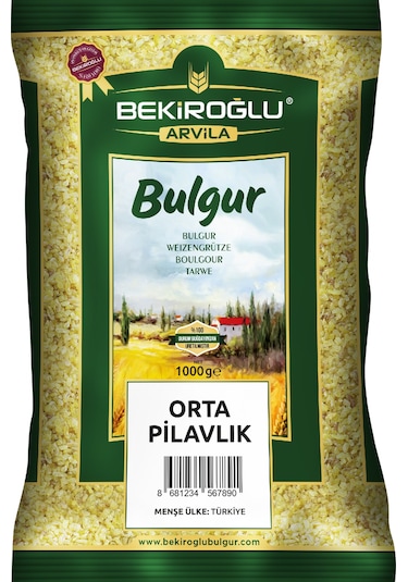 Bekiroğlu Arvila Orta Pilavlık Bulgur 1 KG