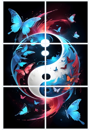 Yin Yang 23 - Pwc Tablo - Ev&ofis Dekorasyonu