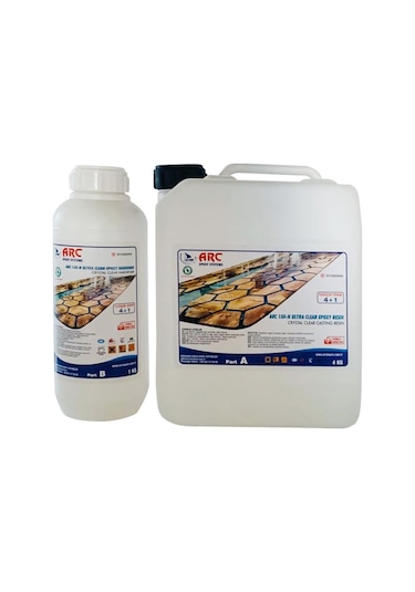 Arc 150 Ultra Şeffaf Döküm Tipi -parlak Epoksi Reçine-5 Kg set