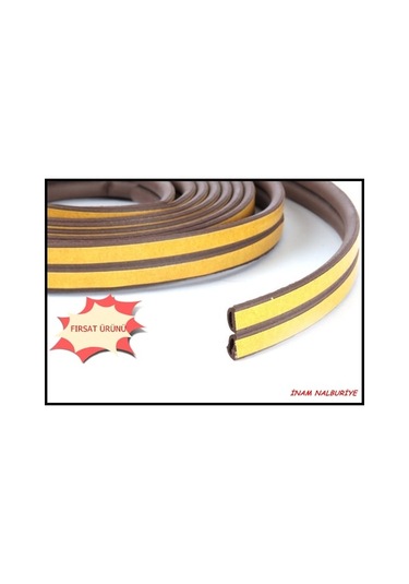 2X5=10 Metre Kahverengi Kapı Fitil Bant - Soğuk Ve Toza Son