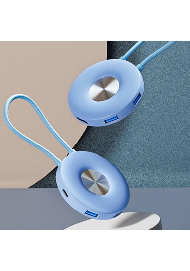 Philips SWR1670 Type-C To 3 USB 3.0 HDMI PD 3.0 Dönüştürücü Switch Hub