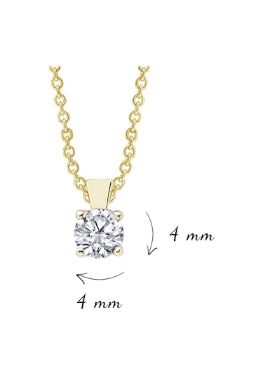 Tek Taş Altın Kolye Ucu As1424Gkl Altınsepeti