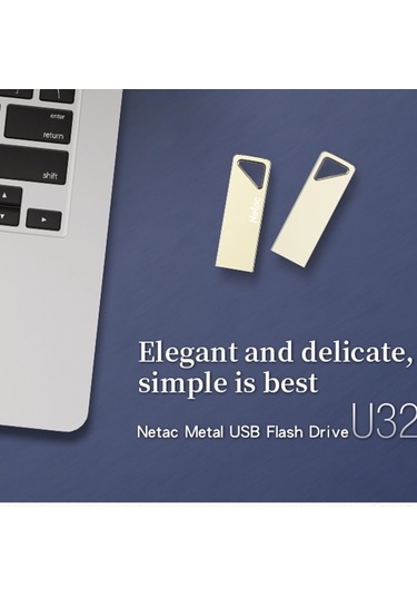 Netac U326 64gb Usb 2.0 Kompakt Ve Taşınabilir Çinko Alaşımlı U Disk