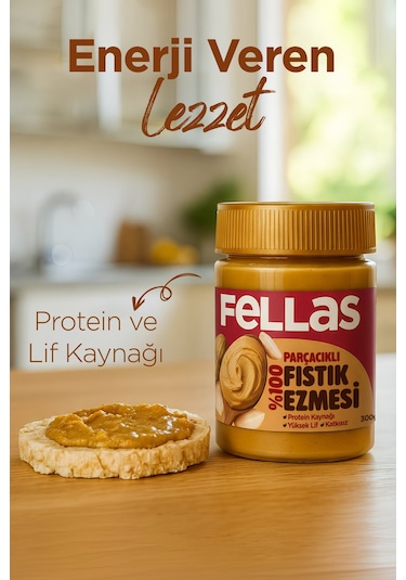 Fellas %100 Fıstık Ezmesi 300 G x 2