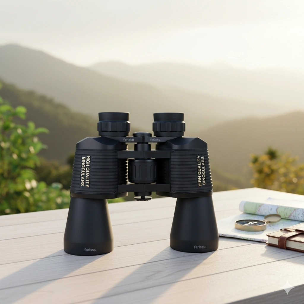 Kl65 20x50 Hd Dürbün Geniş Görüş Açısı, Yüksek Büyütme Kapasitesi Full Hd Siyah