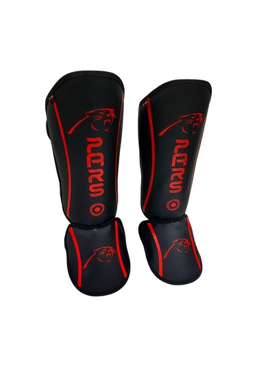Pars Guard Kick Boks Ve Muay Thai Ayak Kaval Koruyucu Kırmızı-siyah Siyah - Kırmızı