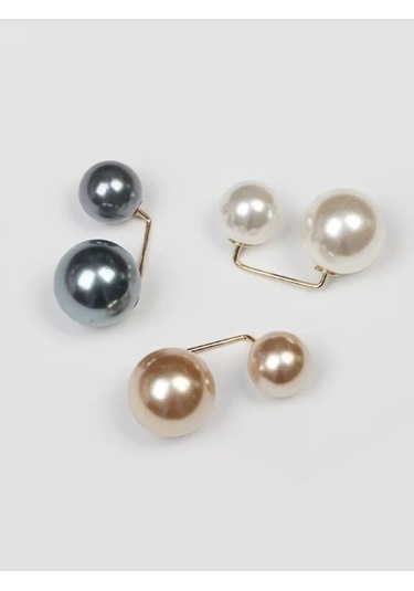 Beautiful Detail Takı Broşları İğne. 3 Renk Seti. 52004380 Açık Bej