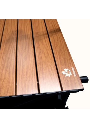 Seven Moose Katlanır Kamp Arabası Masa Aparatlı Büyük Boy, Frenli Ve Geniş Tekerlekli Taşıma Arabası, 100 Kg Kapasiteli